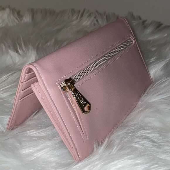 Aimee Kestenberg Marietta Pink Bifold Flat Wallet - Picture 9 of 11